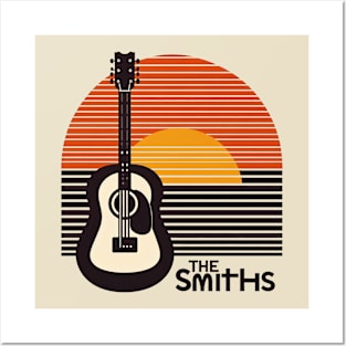 The Smiths Retro - Guitar Sunset Posters and Art